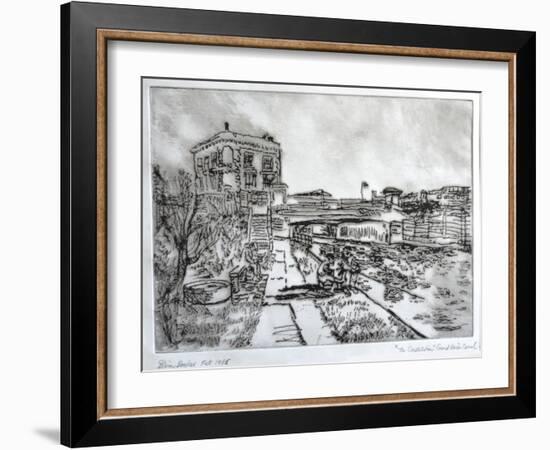 Pub by the Towpath, Camden-Brenda Brin Booker-Framed Giclee Print