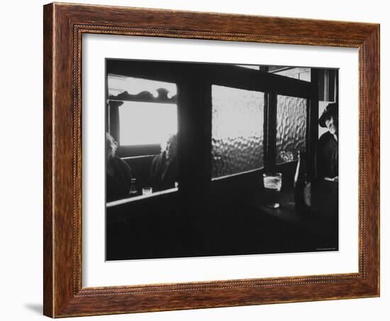 Pub Ladies, Typical Characters in Many Sean O'Casey Plays-Gjon Mili-Framed Photographic Print