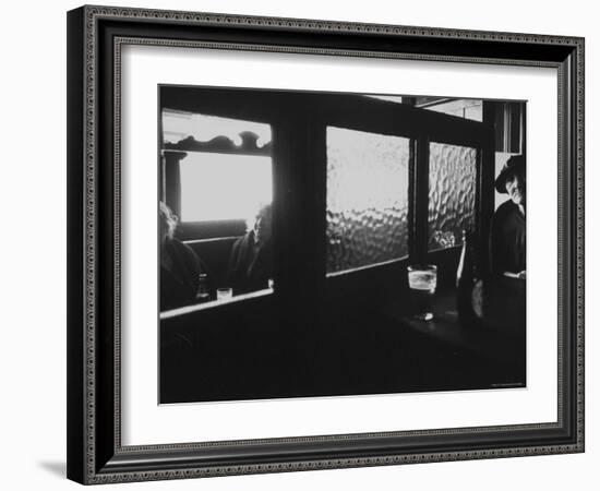 Pub Ladies, Typical Characters in Many Sean O'Casey Plays-Gjon Mili-Framed Photographic Print