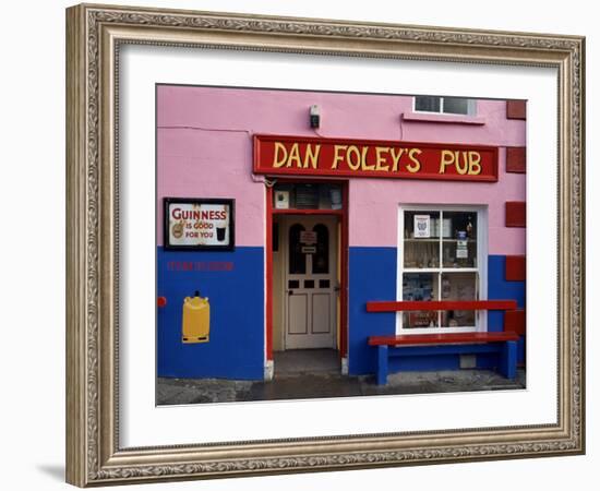 Pub Near Dingle, County Kerry, Munster, Eire (Republic of Ireland)-Hans Peter Merten-Framed Photographic Print