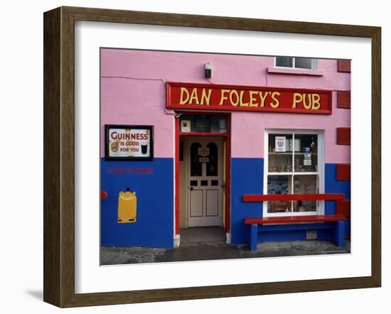 Pub Near Dingle, County Kerry, Munster, Eire (Republic of Ireland)-Hans Peter Merten-Framed Photographic Print