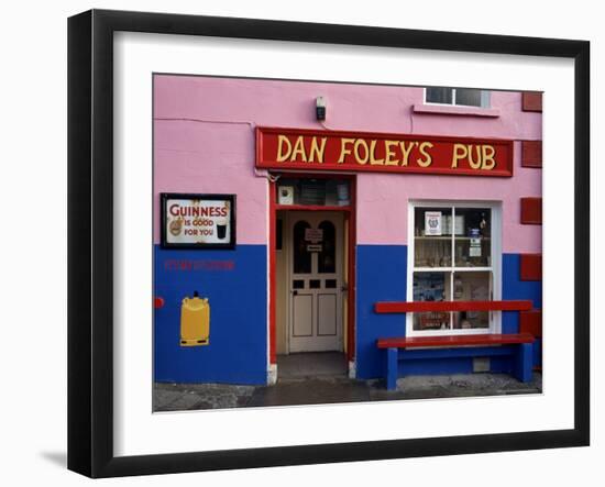 Pub Near Dingle, County Kerry, Munster, Eire (Republic of Ireland)-Hans Peter Merten-Framed Photographic Print