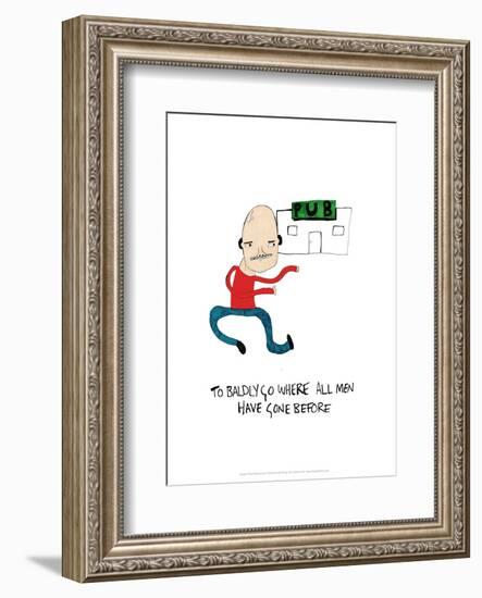 PUB - Tom Cronin Doodles Cartoon Print-Tom Cronin-Framed Giclee Print