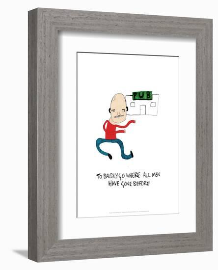 PUB - Tom Cronin Doodles Cartoon Print-Tom Cronin-Framed Giclee Print