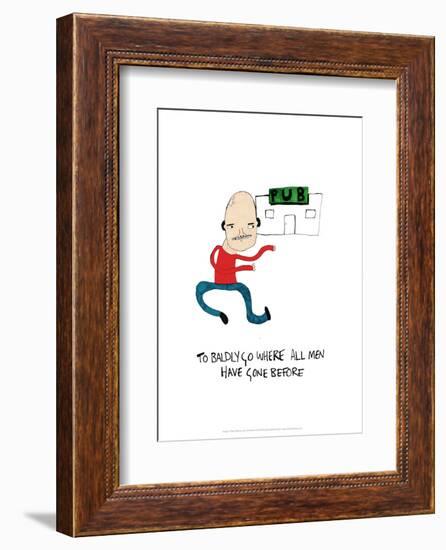 PUB - Tom Cronin Doodles Cartoon Print-Tom Cronin-Framed Giclee Print