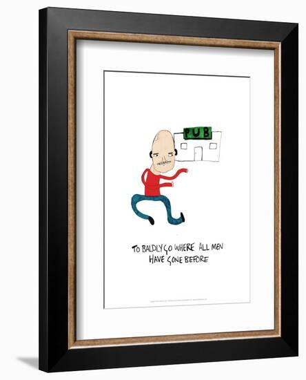 PUB - Tom Cronin Doodles Cartoon Print-Tom Cronin-Framed Giclee Print