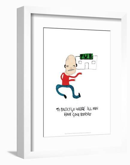 PUB - Tom Cronin Doodles Cartoon Print-Tom Cronin-Framed Giclee Print