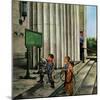 "Public Aquarium", May 15, 1954-George Hughes-Mounted Giclee Print