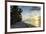 Public beach at sunset, Funafuti, Tuvalu, South Pacific-Michael Runkel-Framed Photographic Print