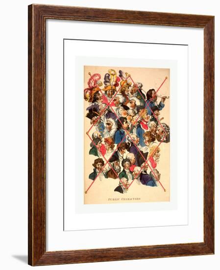 Public Characters-null-Framed Giclee Print