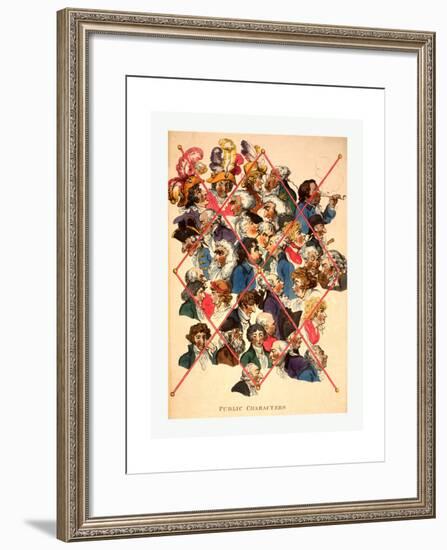 Public Characters-null-Framed Giclee Print