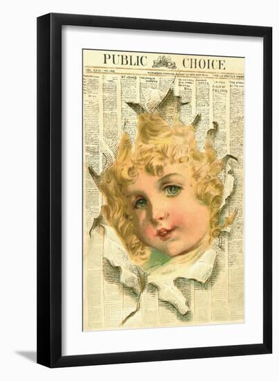 Public Choice Victorian Trading Card-null-Framed Giclee Print
