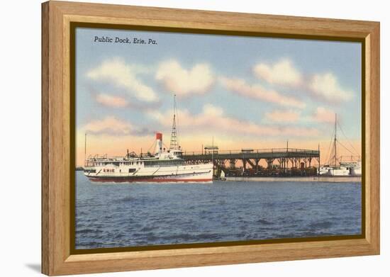 Public Dock, Erie, Pittsburgh, Pennsylvania-null-Framed Stretched Canvas