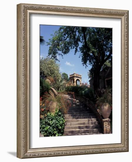 Public Garden of Taormina, Sicily, Italy-Connie Ricca-Framed Photographic Print