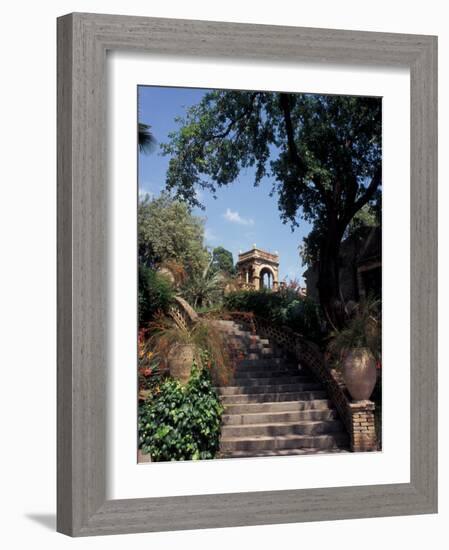 Public Garden of Taormina, Sicily, Italy-Connie Ricca-Framed Photographic Print