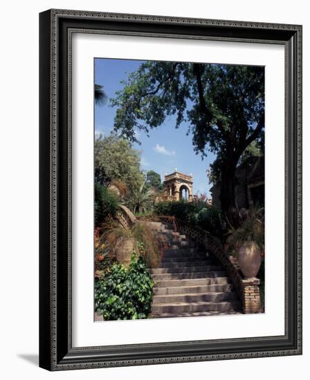 Public Garden of Taormina, Sicily, Italy-Connie Ricca-Framed Photographic Print