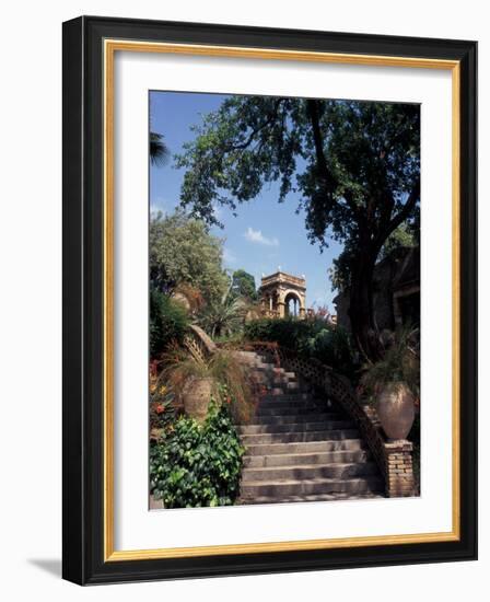 Public Garden of Taormina, Sicily, Italy-Connie Ricca-Framed Photographic Print