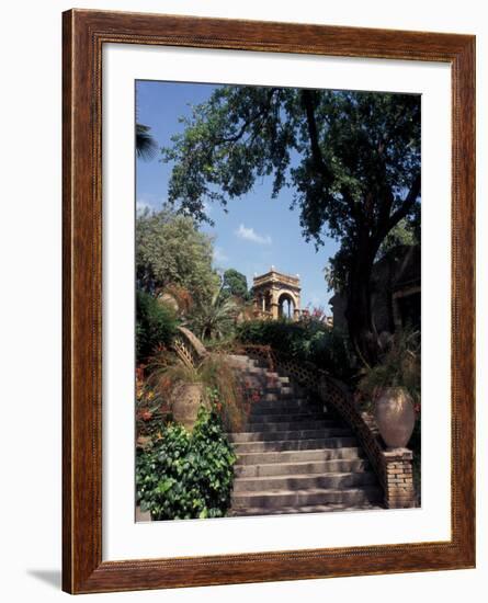 Public Garden of Taormina, Sicily, Italy-Connie Ricca-Framed Photographic Print