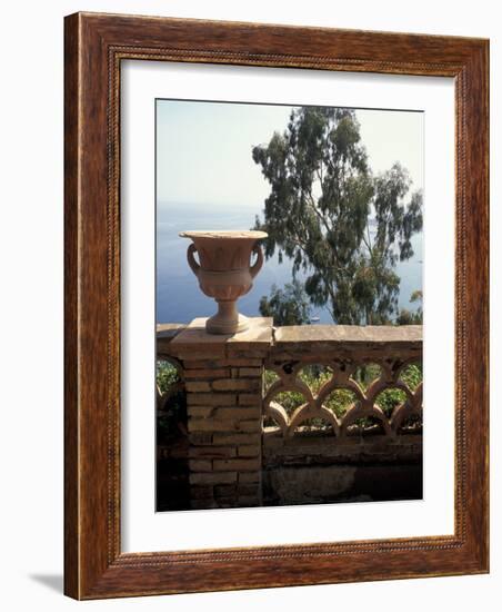 Public Garden of Taormina, Sicily, Italy-Connie Ricca-Framed Photographic Print