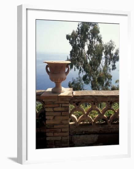 Public Garden of Taormina, Sicily, Italy-Connie Ricca-Framed Photographic Print