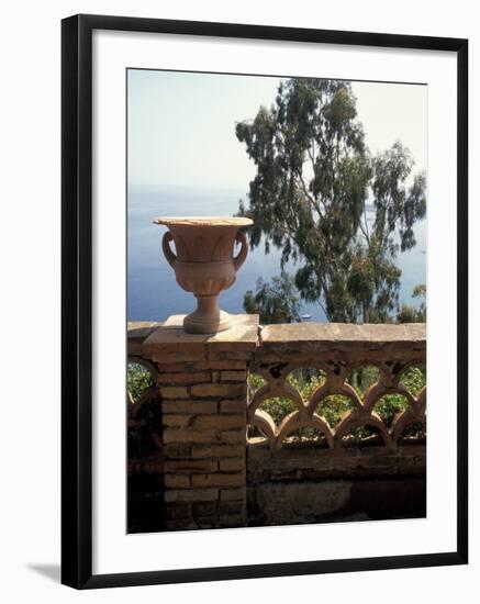 Public Garden of Taormina, Sicily, Italy-Connie Ricca-Framed Photographic Print