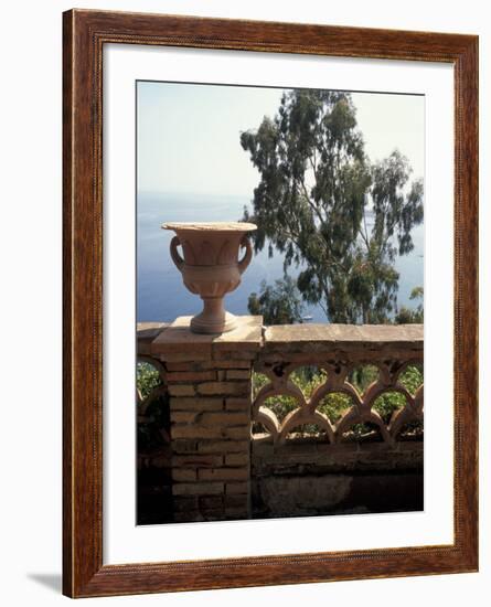 Public Garden of Taormina, Sicily, Italy-Connie Ricca-Framed Photographic Print