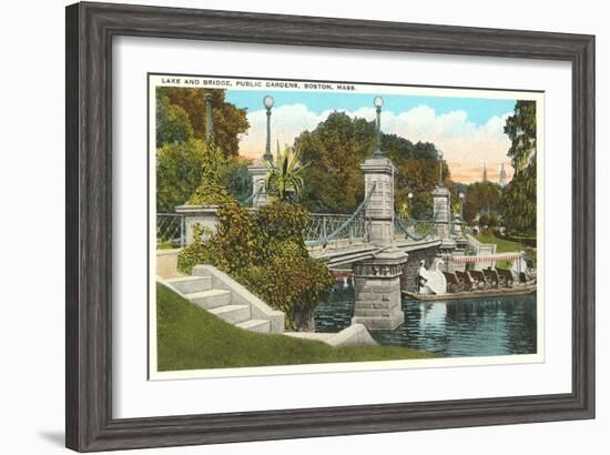 Public Gardens, Boston, Massachusetts-null-Framed Art Print