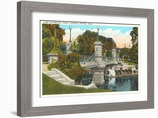 Public Gardens, Boston, Massachusetts-null-Framed Art Print