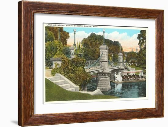 Public Gardens, Boston, Massachusetts-null-Framed Art Print