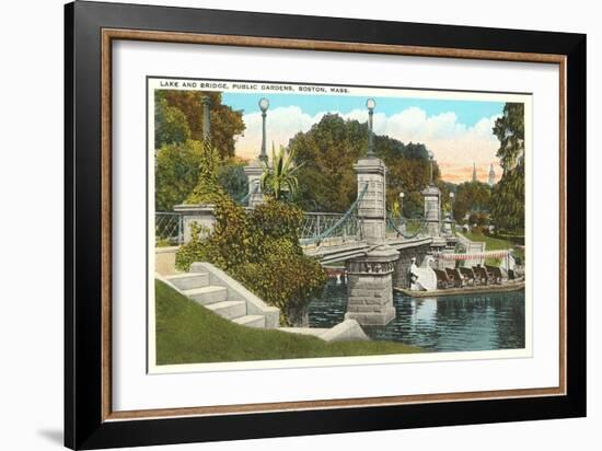 Public Gardens, Boston, Massachusetts-null-Framed Art Print