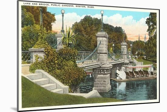 Public Gardens, Boston, Massachusetts-null-Mounted Art Print