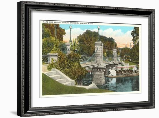 Public Gardens, Boston, Massachusetts-null-Framed Art Print