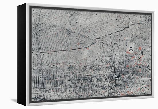 'Public House Map of Liverpool', c1910, (1912)-Unknown-Framed Premier Image Canvas