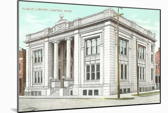 Public Library, Canton, Ohio-null-Mounted Art Print