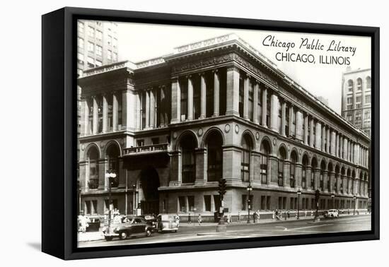 Public Library, Chicago, Illinois-null-Framed Stretched Canvas
