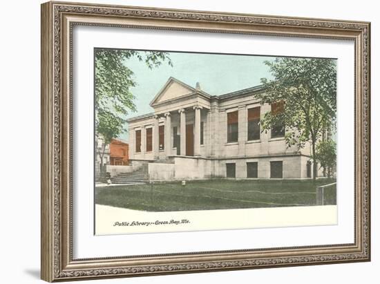 Public Library, Green Bay, Wisconsin-null-Framed Art Print