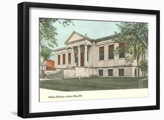 Public Library, Green Bay, Wisconsin-null-Framed Art Print