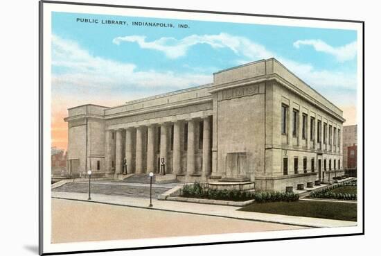 Public Library, Indianapolis, Indiana-null-Mounted Art Print