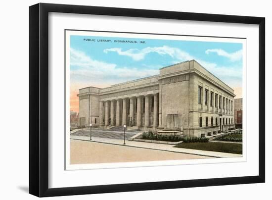 Public Library, Indianapolis, Indiana-null-Framed Premium Giclee Print