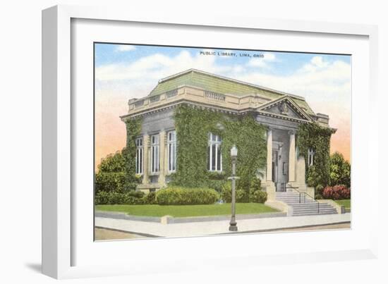 Public Library, Lima, Ohio-null-Framed Premium Giclee Print