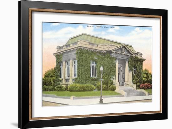 Public Library, Lima, Ohio-null-Framed Art Print