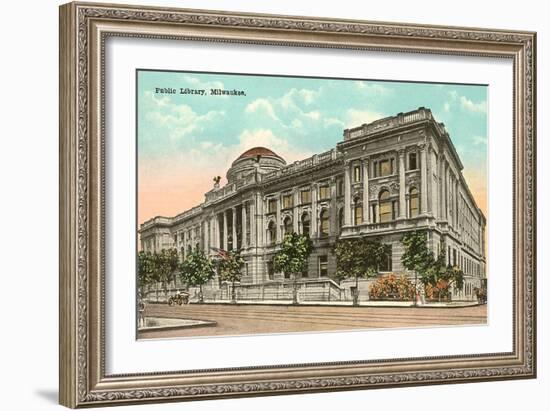 Public Library, Milwaukee, Wisconsin-null-Framed Art Print