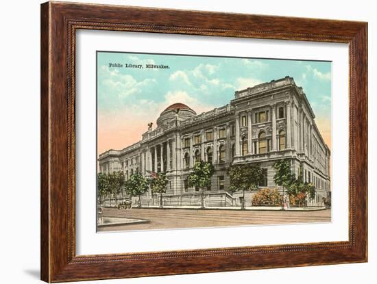 Public Library, Milwaukee, Wisconsin-null-Framed Art Print