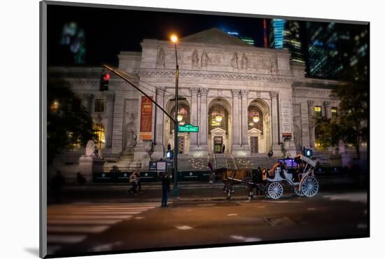 Public Library, New York City, United States of America, North America-Jim Nix-Mounted Photographic Print