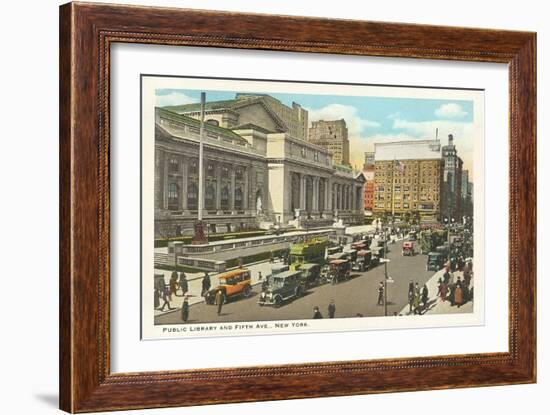 Public Library, New York City-null-Framed Art Print