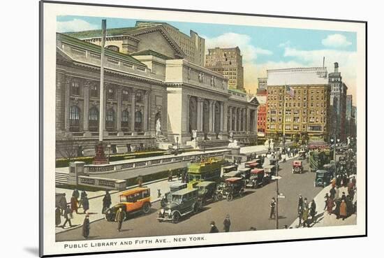 Public Library, New York City-null-Mounted Art Print