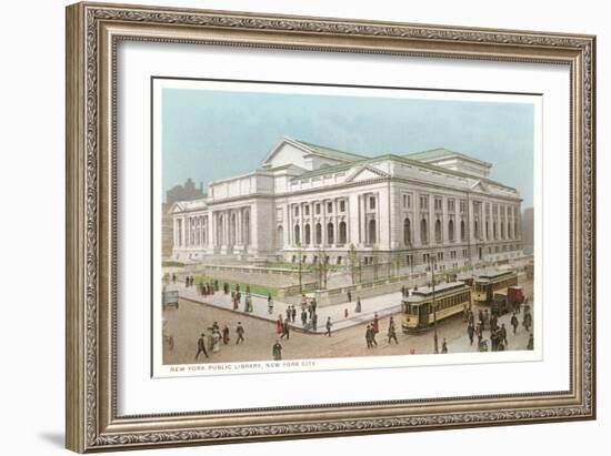 Public Library, New York City-null-Framed Art Print