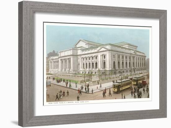 Public Library, New York City-null-Framed Art Print