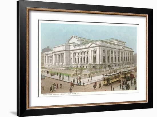 Public Library, New York City-null-Framed Art Print