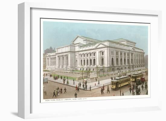 Public Library, New York City-null-Framed Art Print